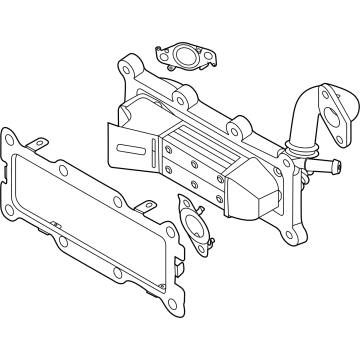 28460-2S010 Hyundai EGR Cooler Illustration 1 of 1