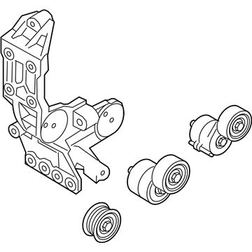 25280-2G652 Hyundai Tensioner Assembly Illustration 1 of 1