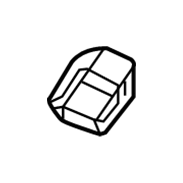 87215-B1000 Hyundai Stopper-Roof Moulding Illustration 1 of 1