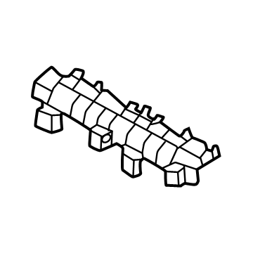 Hyundai 86625-CW000 Bracket-RR Bumper Side UPR,LH 86625-CW000 Hyundai Bracket-RR Bumper Side UPR,LH Illustration 1 of 1