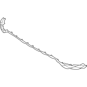 Hyundai 86693-CW100 MOULDING Assembly-RR Bumper,Ctr 86693-CW100 Hyundai MOULDING Assembly-RR Bumper,Ctr Illustration 1 of 1