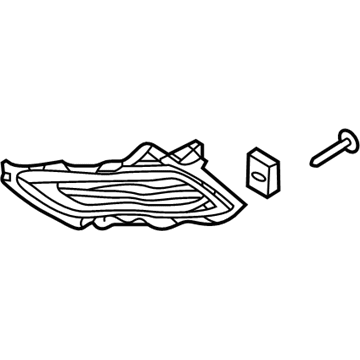 86521-E6100 Hyundai Cover-Front Bumper Fog Lamp,LH Illustration 1 of 1