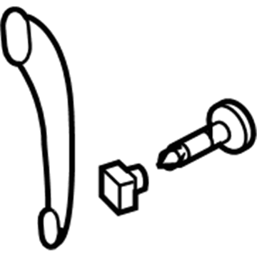 Hyundai 85843-4D000-QW Grip Assembly-Get On/Off 85843-4D000-QW Hyundai Grip Assembly-Get On/Off Illustration 1 of 1