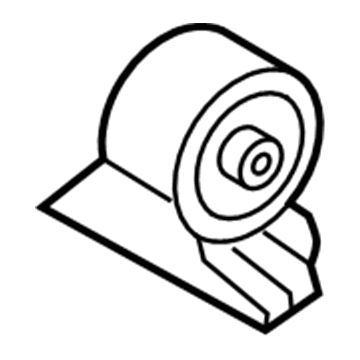 21910-3Q100 Hyundai Roll Stopper Bracket Assembly Front Illustration 1 of 1