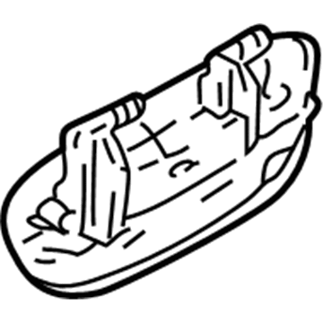 2004 Hyundai Accent Door Handle - 83660-25000