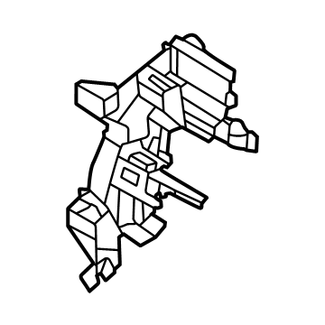 Hyundai 97134-N9000 Heater Case Left Hand 97134-N9000 Hyundai Heater Case Left Hand Illustration 1 of 1