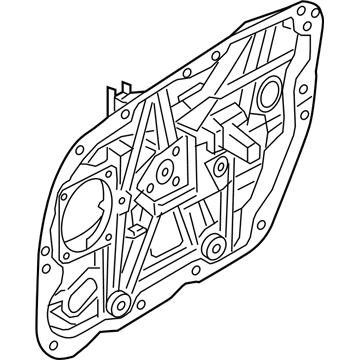 Hyundai Sonata Window Regulator - 82471-C2010
