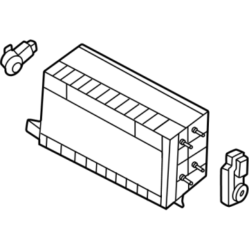 86980-R6000-CA Hyundai FLAP ASSY-ACTIVE AIR UPR,LH Illustration 1 of 1