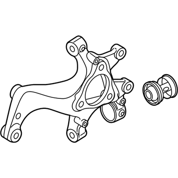 Hyundai 52720-G3AA0 Rear Axle Carrier Assembly Right Hand 52720-G3AA0 Hyundai Rear Axle Carrier Assembly Right Hand Illustration 1 of 1