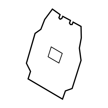 88345-AA000 Hyundai COVER-FR BACK ANTI NOISE Illustration 1 of 1