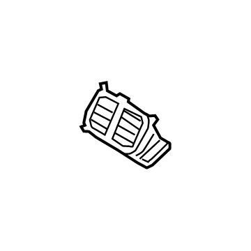 Hyundai 97040-S2000-4X Air Ventilator Assembly Console 97040-S2000-4X Hyundai Air Ventilator Assembly Console Illustration 1 of 1