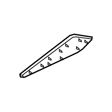 Hyundai 84690-S2000-NNB Console Garnish Assembly Left Hand 84690-S2000-NNB Hyundai Console Garnish Assembly Left Hand Illustration 1 of 1