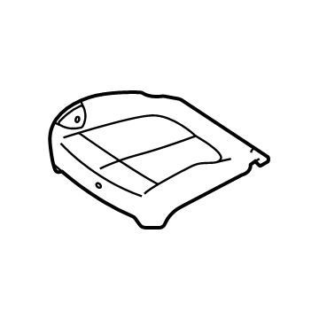 Hyundai 88150-GI000 Front Seat Cushion Pad Assembly Left Hand 88150-GI000 Hyundai Front Seat Cushion Pad Assembly Left Hand Illustration 1 of 1