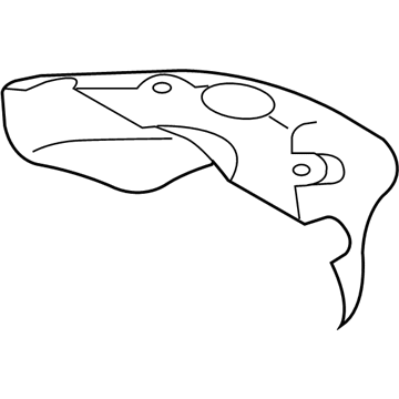 28525-37663 Hyundai Heat Protector Right Hand Illustration 1 of 1