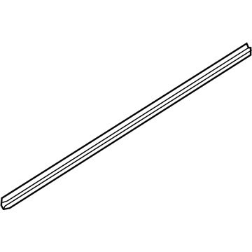 Hyundai 82231-0U000-4X Front Door Belt Weatherstrip Inside Left Hand 82231-0U000-4X Hyundai Front Door Belt Weatherstrip Inside Left Hand Illustration 1 of 1