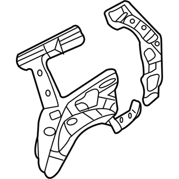 Hyundai 71601-4D510 Quarter Inner Panel Assembly Left Hand 71601-4D510 Hyundai Quarter Inner Panel Assembly Left Hand Illustration 1 of 1