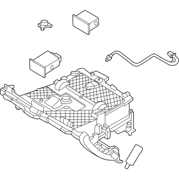 Hyundai 84540-KL000-NNB COVER ASSY-GLOVE BOX HSG UPR 84540-KL000-NNB Hyundai COVER ASSY-GLOVE BOX HSG UPR Illustration 1 of 1