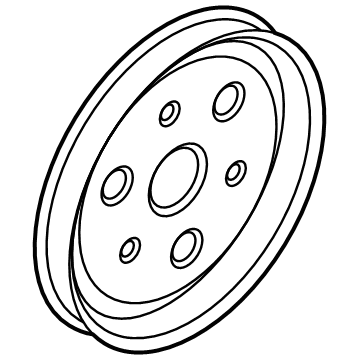 2024 Hyundai Genesis G70 Water Pump Pulley - 25129-2S000