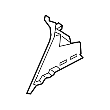 84613-J3000-NNB Hyundai GARNISH-Console UPR RR,LH Illustration 1 of 1