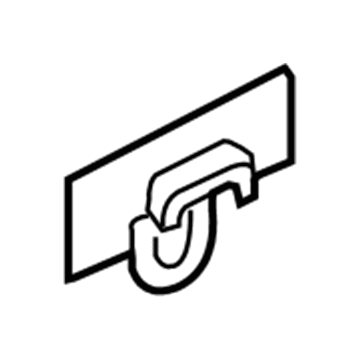 Hyundai 86613-1F000 Bracket-Rear Bumper Side Mounting,LH 86613-1F000 Hyundai Bracket-Rear Bumper Side Mounting,LH Illustration 1 of 1