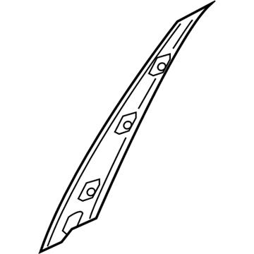 2015 Hyundai Santa Fe Door Moldings - 82260-2W000