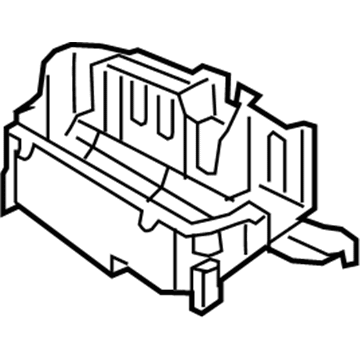 97137-D3000 Hyundai Case-Heater & Evaporator, Lower Illustration 1 of 1