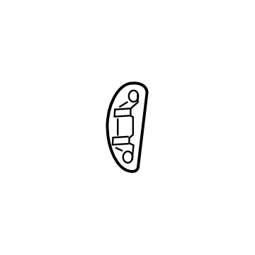 Hyundai 81739-A9100 Bumper-T/GATE Body Side Guide 81739-A9100 Hyundai Bumper-T/GATE Body Side Guide Illustration 1 of 1