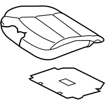 Hyundai 88100-G2010-SKJ Front Seat Cushion Assembly Left Hand 88100-G2010-SKJ Hyundai Front Seat Cushion Assembly Left Hand Illustration 1 of 1