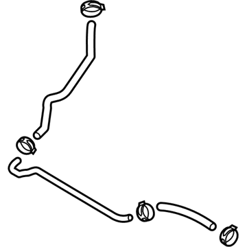 Hyundai Elantra Coolant Reservoir Hose - 25450-F3300