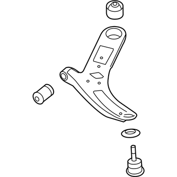 54501-H9000 Hyundai Front Lower Arm Complete Right Hand Illustration 1 of 1