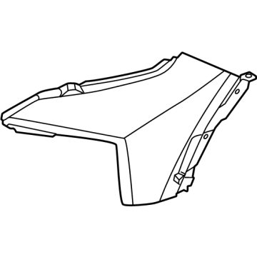 86514-K5000 Hyundai COVER-FR BUMPER,RH Illustration 1 of 1