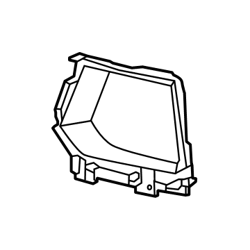 Hyundai 86596-K5000 Front Bumper Moulding Right Hand 86596-K5000 Hyundai Front Bumper Moulding Right Hand Illustration 1 of 1