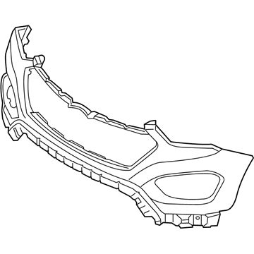 2013 Hyundai Santa Fe Bumper - 86511-B8000