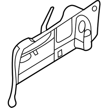 85736-4D000-CS Hyundai Speaker Grille,LH Illustration 1 of 1