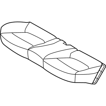 2013 Hyundai Accent Seat Cushion - 89100-1R100-N2U