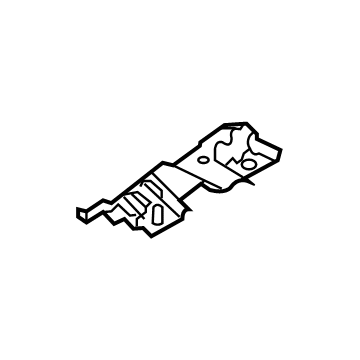 Hyundai 85432-G2000 Bracket Assembly-Assist Handle Front 85432-G2000 Hyundai Bracket Assembly-Assist Handle Front Illustration 1 of 1