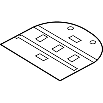 Hyundai 85720-2C650-LK Trim Assembly-Luggage Board,Front 85720-2C650-LK Hyundai Trim Assembly-Luggage Board,Front Illustration 1 of 1