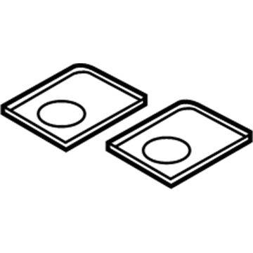 92823-3X000 Hyundai Overhead Console Lamp Lens Right Hand Illustration 1 of 1