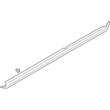 Hyundai 87730-2B000 Moulding Assembly-Side Sill Rear,LH 87730-2B000 Hyundai Moulding Assembly-Side Sill Rear,LH Illustration 1 of 1