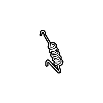 58255-3M000 Hyundai Spring-Shoe Return,Lower Illustration 1 of 1
