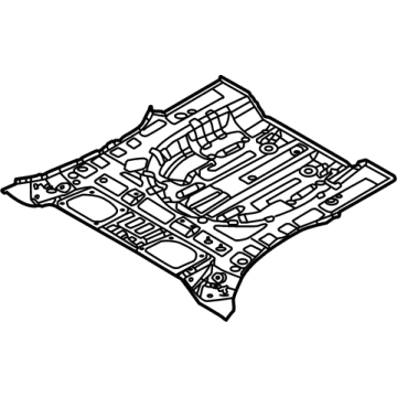Hyundai Tucson Floor Pan - 65511-P0000