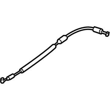 81491-A5000 Hyundai Door Lock Cable Assembly, Rear Illustration 1 of 1
