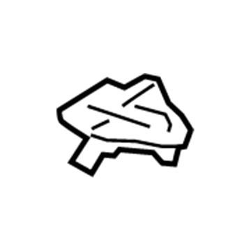 Hyundai 83496-A5000 Adapter-Rear Door Latch,RH 83496-A5000 Hyundai Adapter-Rear Door Latch,RH Illustration 1 of 1
