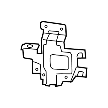 Hyundai 95812-G3000 Bracket-Mounting,LH 95812-G3000 Hyundai Bracket-Mounting,LH Illustration 1 of 1