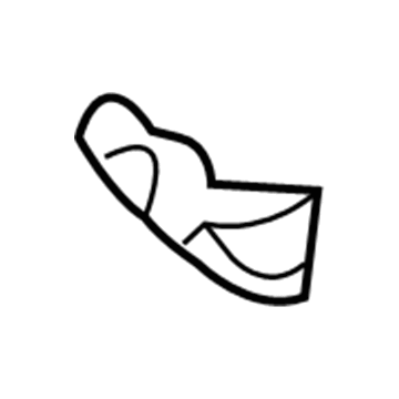 Hyundai 86861-1E000 Guard Assembly-Rear Deflector,LH 86861-1E000 Hyundai Guard Assembly-Rear Deflector,LH Illustration 1 of 1