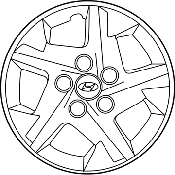 2025 Hyundai Venue Wheel Cover - 52970-K2000