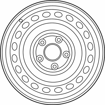 2025 Hyundai Venue Spare Wheel - 52910-K2000
