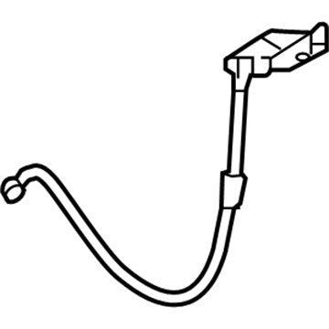 Hyundai 58738-D2000 Rear Wheel Hose Right Hand 58738-D2000 Hyundai Rear Wheel Hose Right Hand Illustration 1 of 1