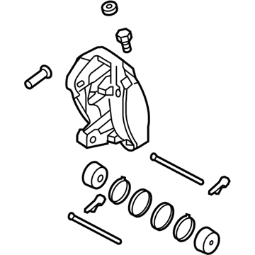 Hyundai Genesis G90 Brake Caliper - 58310-D2A05