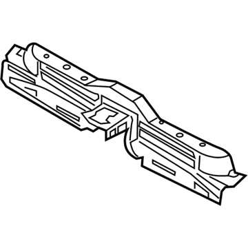 65521-B1000 Hyundai Rear Floor Extension Assembly Front Illustration 1 of 1